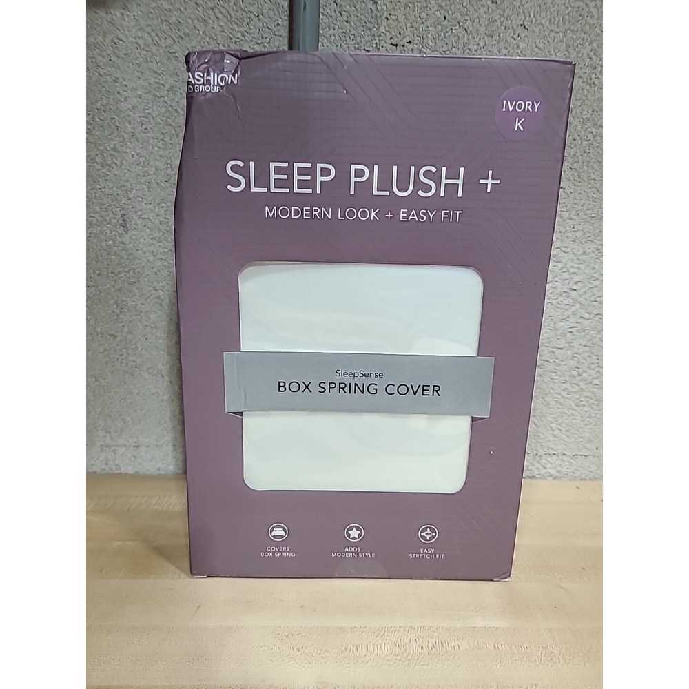 Full‎ Size BOX SPRING COVER - Sleep Sense + Ivory